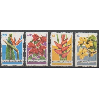 Timbres - Grenadines - 1979 - No 281/284 - Fleurs