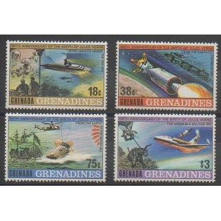 Timbres - Grenadines - 1979 - No 289/292 - Littérature