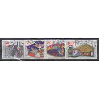 Timbres - Thème cirque - Allemagne occidentale (RFA) - 1989 - No 1243/1246