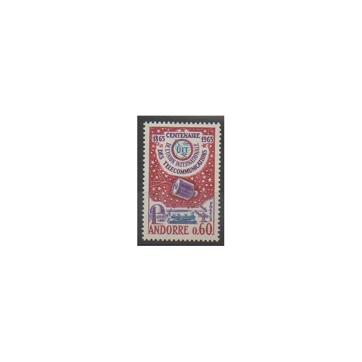 Stamps - French Andorra - 1965 - Nb 173 - Telecommunications