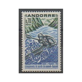 Timbres - Andorre - 1969 - No 196 - Sports divers