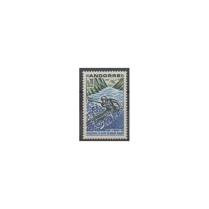 Stamps - French Andorra - 1969 - Nb 196 - Various sports