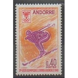 Andorre - 1968 - No 187 - Jeux olympiques d'hiver