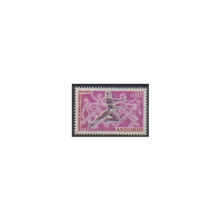 Stamps - French Andorra - 1971 - Nb 209 - Various sports