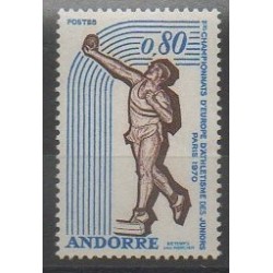 French Andorra - 1970 - Nb 205 - Various sports