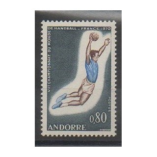 Stamps - French Andorra - 1970 - Nb 201 - Various sports