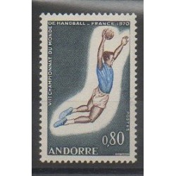 French Andorra - 1970 - Nb 201 - Various sports