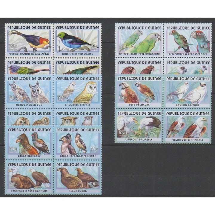 Stamps - Guinea - 2001 - Nb 1997/2016 - Birds