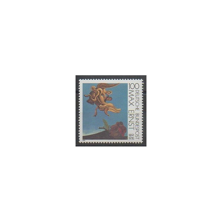Timbres - Allemagne - 1991 - No 1401 - Peinture