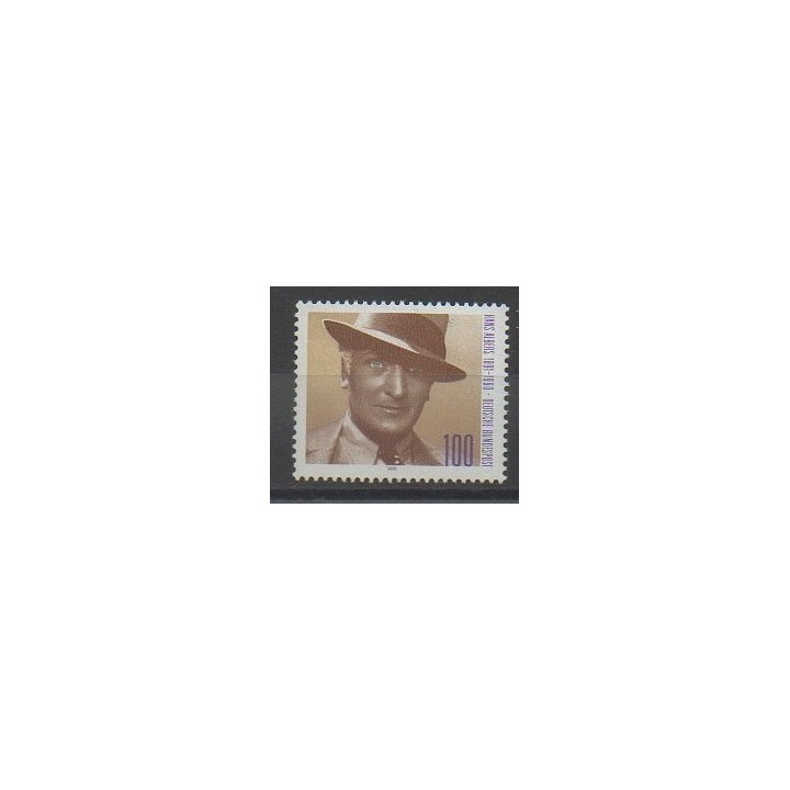 Stamps - Germany - 1991 - Nb 1393 - Cinema