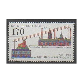 Timbres - Allemagne - 1991 - No 1389 - Télécommunications