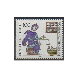 Timbres - Allemagne - 1991 - No 1322 - Santé ou Croix-Rouge