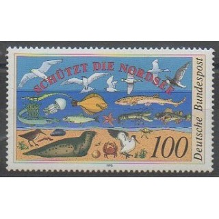 Timbres - Allemagne occidentale (RFA) - 1990 - No 1286 - Environnement