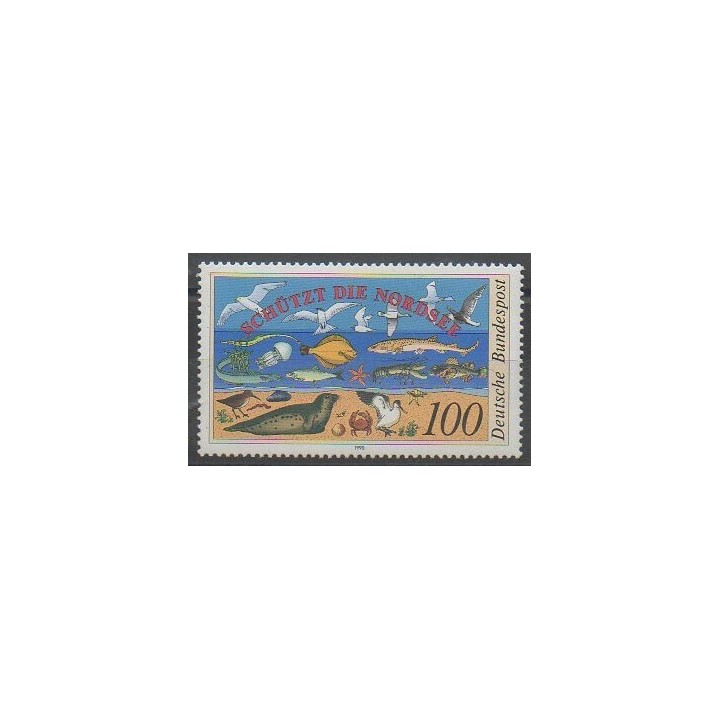 Timbres - Allemagne occidentale (RFA) - 1990 - No 1286 - Environnement