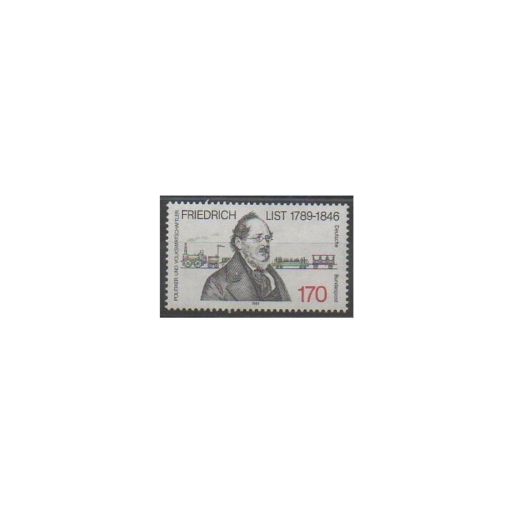 Stamps - West Germany (FRG) - 1989 - Nb 1261 - Celebrities