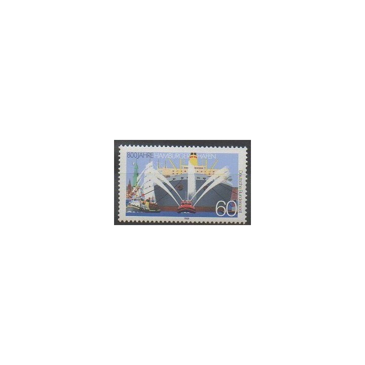 Timbres - Allemagne occidentale (RFA) - 1989 - No 1251 - Navigation