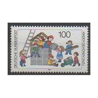 Timbres - Allemagne occidentale (RFA) - 1989 - No 1267 - Enfance