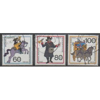 Timbres - Allemagne occidentale (RFA) - 1989 - No 1269/1271 - Poste - Oblitéré