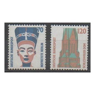 Timbres - Allemagne occidentale (RFA) - 1988 - No 1206/1207
