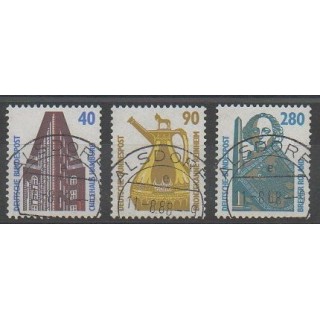 Timbres - Allemagne occidentale (RFA) - 1988 - No 1211/1213 - Oblitéré