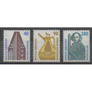 Timbres - Allemagne occidentale (RFA) - 1988 - No 1211/1213