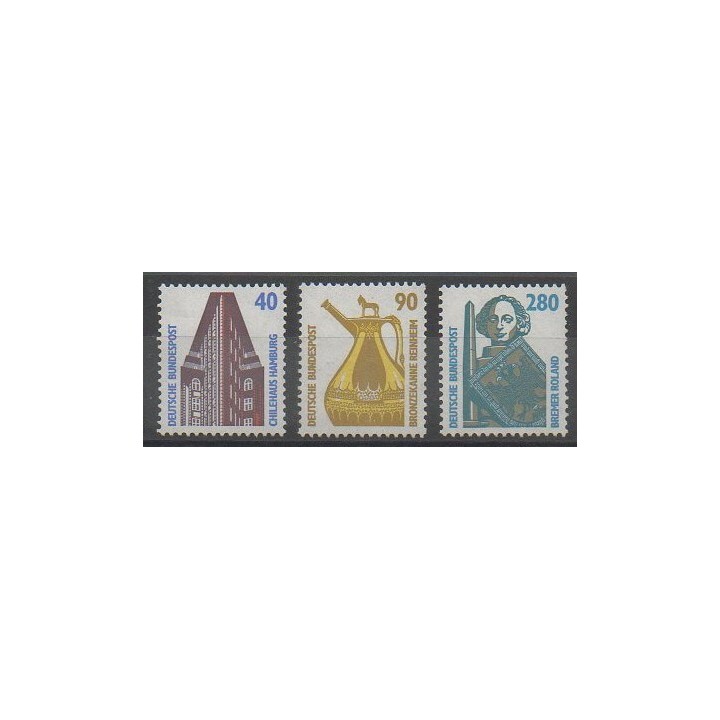 Timbres - Allemagne occidentale (RFA) - 1988 - No 1211/1213