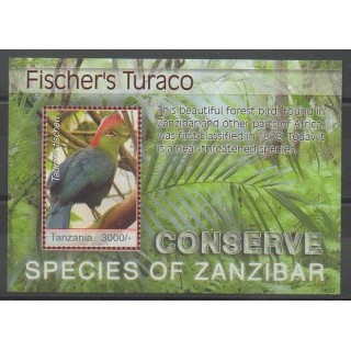 Timbres - Tanzanie - 2006 - No BF535 - Espèces menacées - WWF