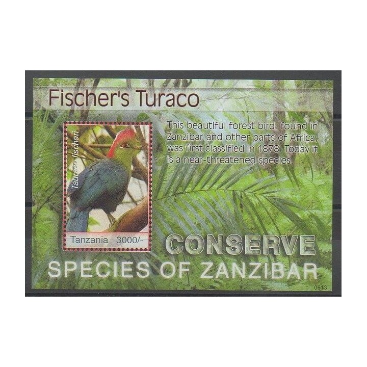 Stamps - Tanzania - 2006 - Nb BF535 - Endangered species - WWF