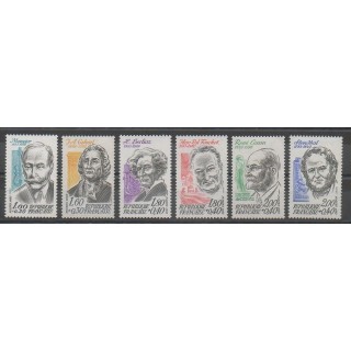 Timbres - France - Poste - 1983 - No 2279/2284 - Célébrités