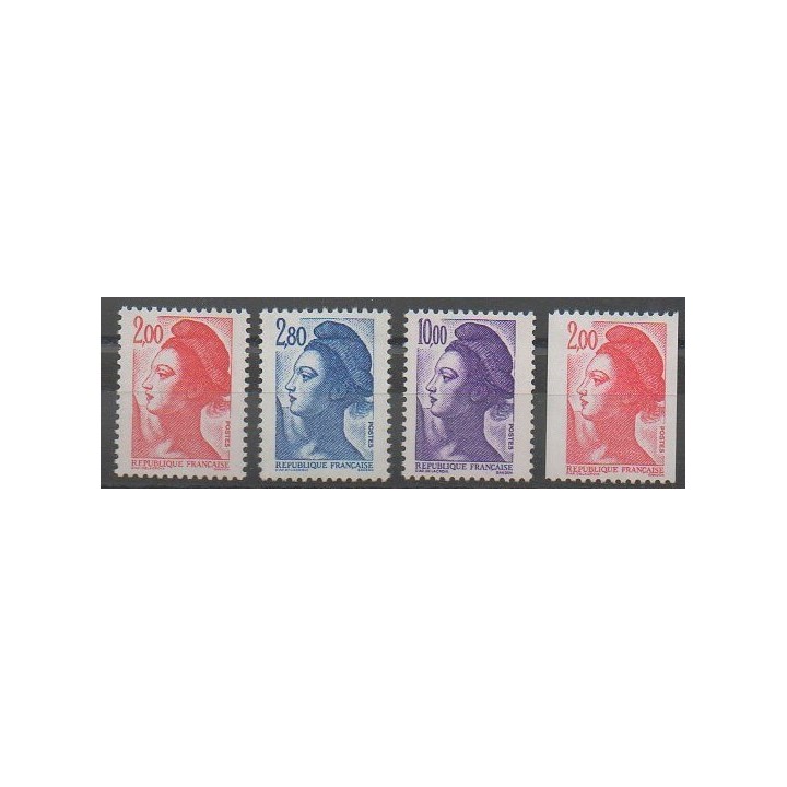 Stamps - France - Poste - 1983 - Nb 2274/2277