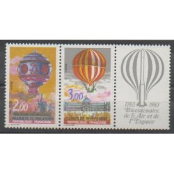 France - Poste - 1983 - Nb P2262A - Hot-air balloons - Airships