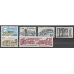 France - Poste - 1983 - No 2252/2255 - 2287/2288 - Sites - Monuments