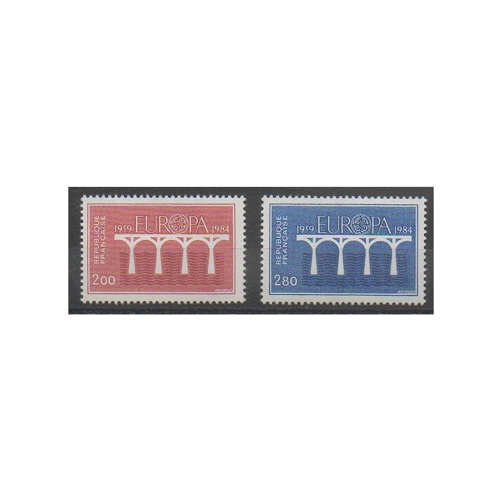 Timbres - France - Poste - 1984 - No 2309/2310 - Europa