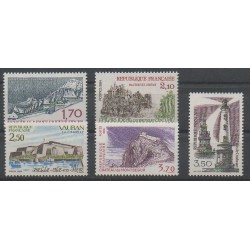 France - Poste - 1984 - Nb 2323/2326 - 2335 - Monuments