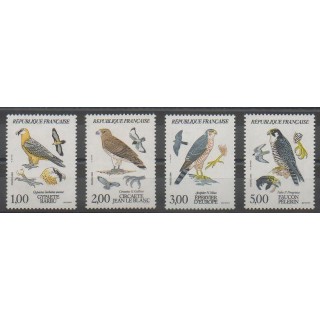 Timbres - France - Poste - 1984 - No 2337/2340 - Oiseaux