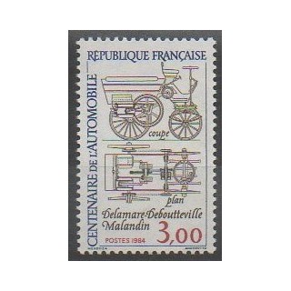 Timbres - France - Poste - 1984 - No 2341 - Voitures
