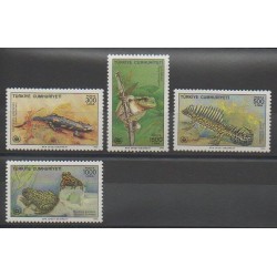 Turkey - 1990 - Nb 2637/2640 - Reptils - Environment