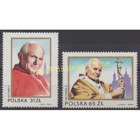Pologne - 1983 - No 2681/2682 - Papauté