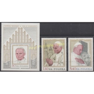 Timbres - Thème papauté - Pologne - 1979 - No 2452/2453 - BF 83