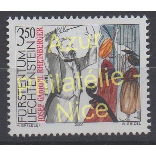 Timbres - Thème musique - Liechtenstein - 2001 - No 1215