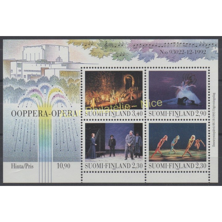 Timbres - Thème musique - Finlande - 1993 - No BF 10