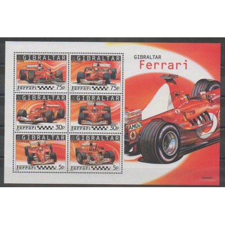 Gibraltar - 2004 - Nb BF64 - Cars - Various sports