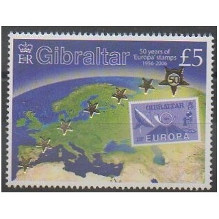 Stamps - Gibraltar - 2005 - Nb 1140 - Stamps on stamps