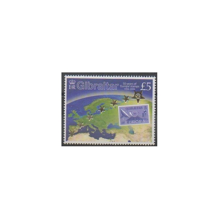 Timbres - Gibraltar - 2005 - No 1140 - Timbres sur timbres