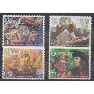 Timbres - Gibraltar - 2006 - No 1183/1186 - Christophe Colomb