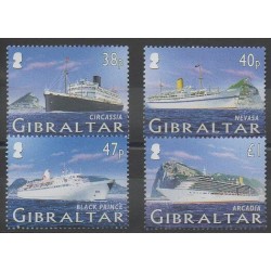 Gibraltar - 2005 - Nb 1132/1135 - Boats