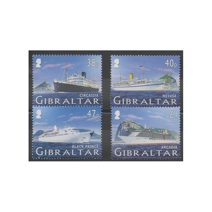 Stamps - Gibraltar - 2005 - Nb 1132/1135 - Boats