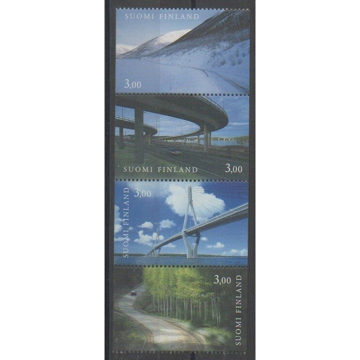 Stamps - Finland - 1999 - Nb 1435/1438 - Bridges