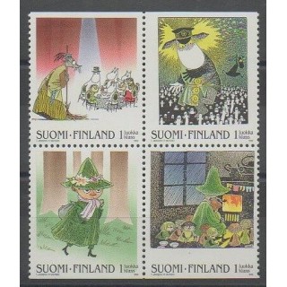 Stamps - Finland - 2000 - Nb 1486/1489 - Literature