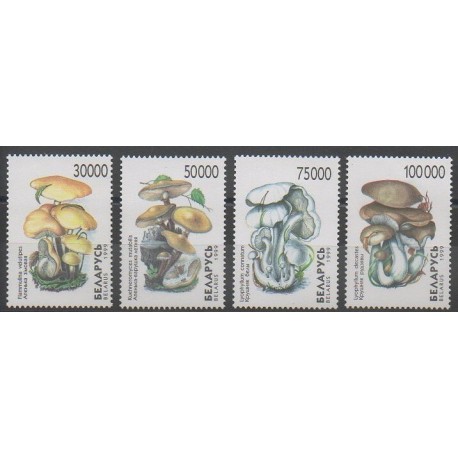 Belarus - 1999 - Nb 312/315 - Mushrooms